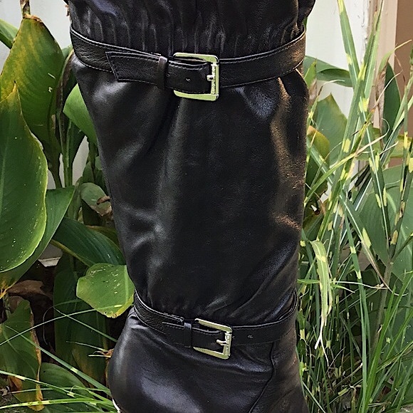 Michael Kors Black Veronica Platform Boots - Picture 5 of 16